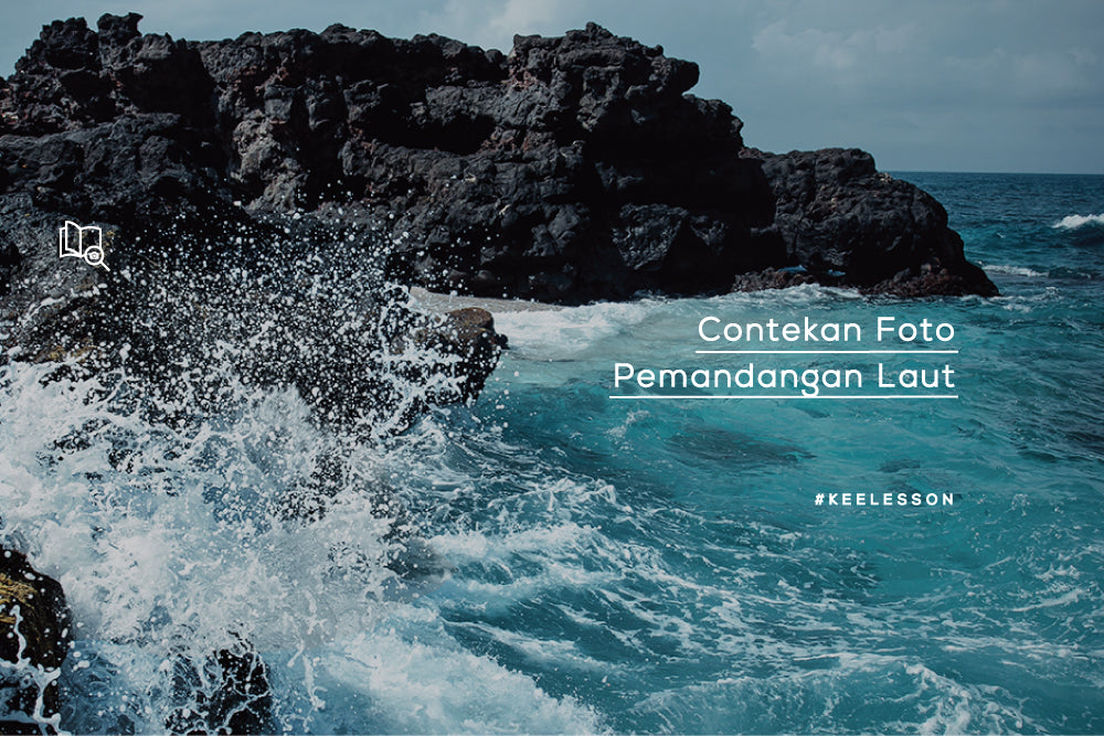 Contekan Foto Pemandangan Laut