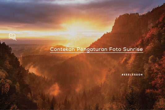 Contekan Pengaturan Foto Sunrise